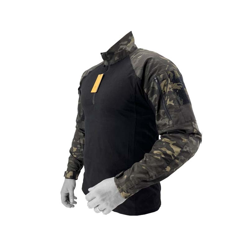 UNIFORME ECR MULTICAM NEGRO TALLA M CONQUER 1