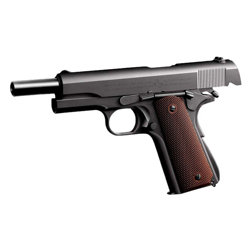 PISTOLA M1911 A1 GAS NEGRA MARRON TOKYO MARUI