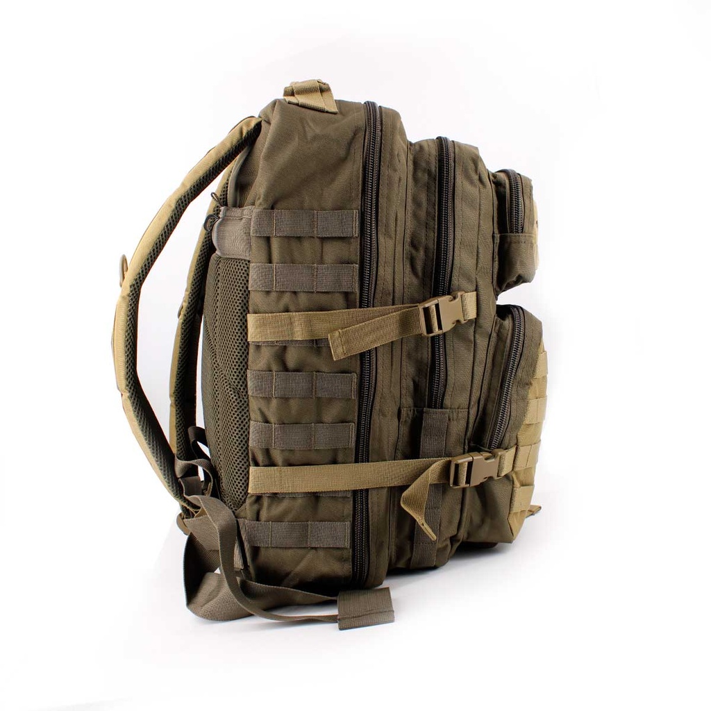 MOCHILA VERDE-TAN IMMORTAL 36L. MOLLE