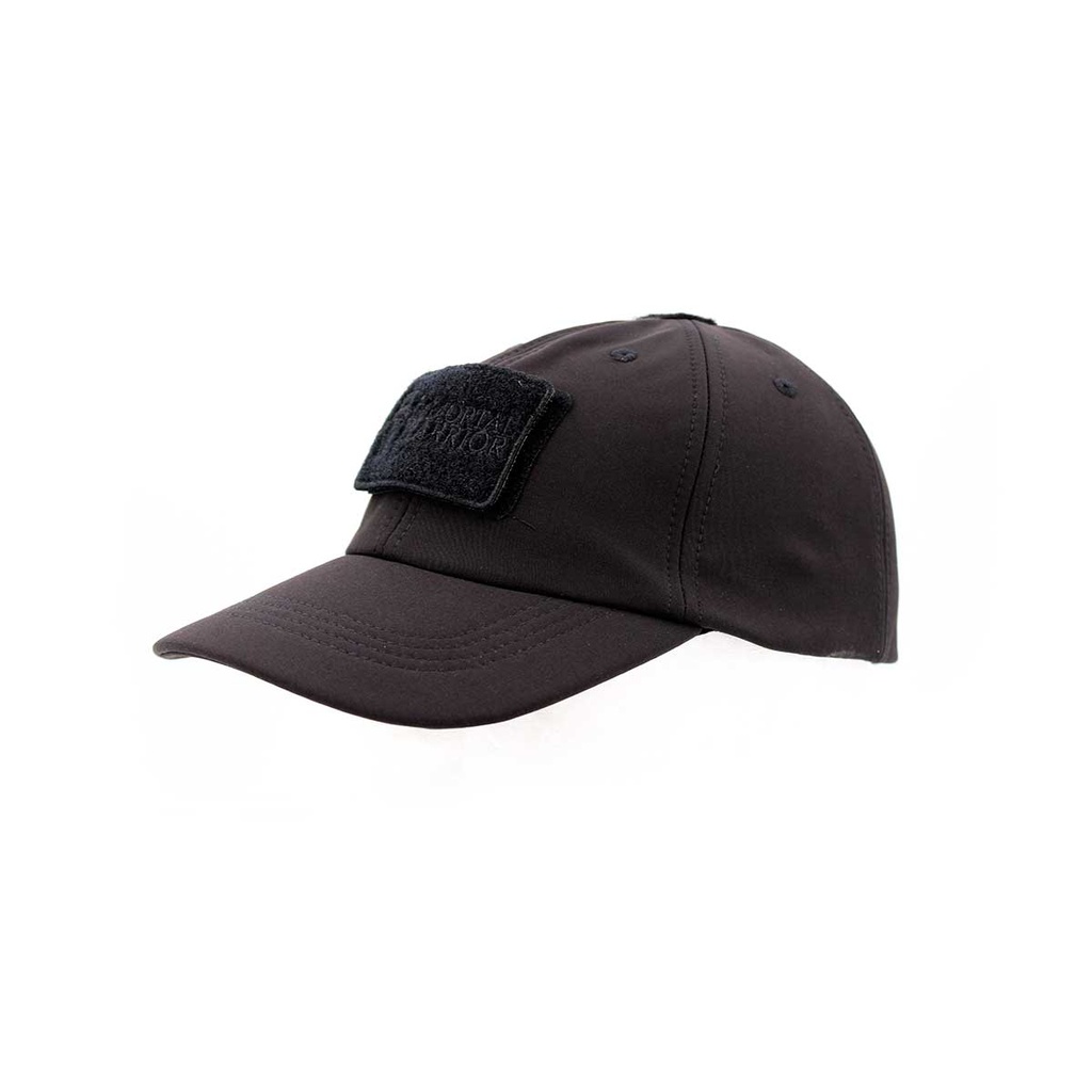 GORRA IMMORTAL SOFTSHELL VELCROS NEGRA
