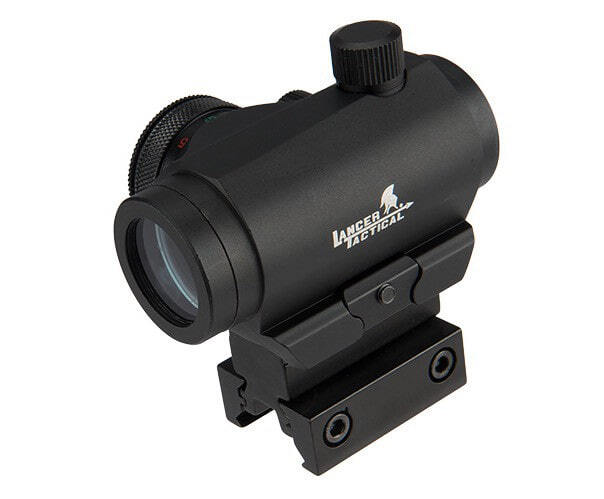 MIRA LANCER TACTICAL MICRO T1 RIS ROJO Y VERDE NEGRO