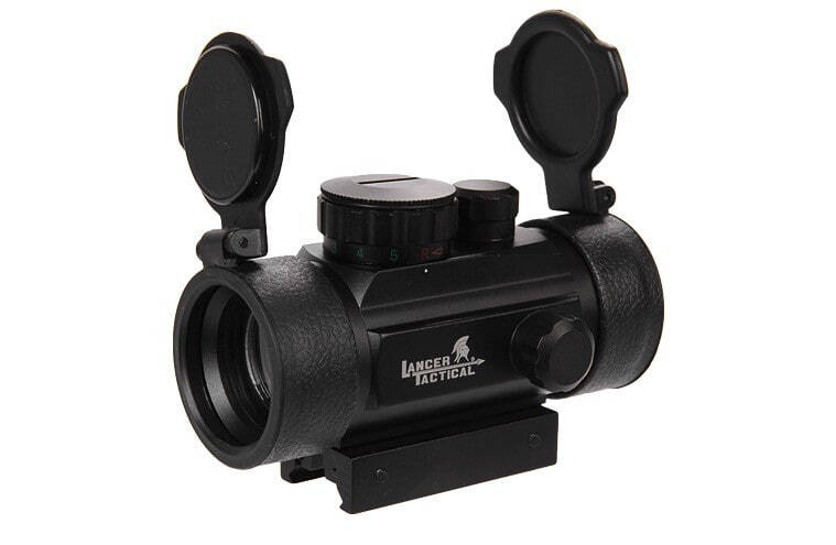 MIRA LANCER TACTIAL ROJO Y VERDE 30MM ALU RIS NEGRO 