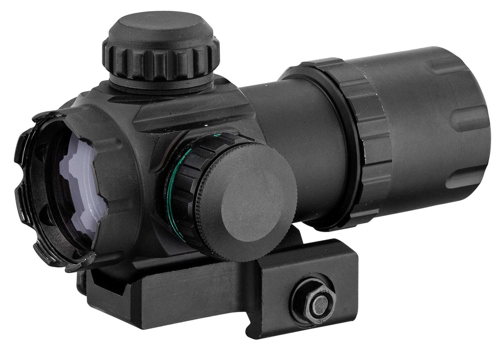 MRA LANCER TACTICAL RED DOT MONTAGE QD RIS ROJO CON FLIP UP 