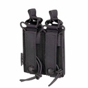 POUCH CORSO DOS CARGADORES PISTOLA  MK1 LASER NEGRO