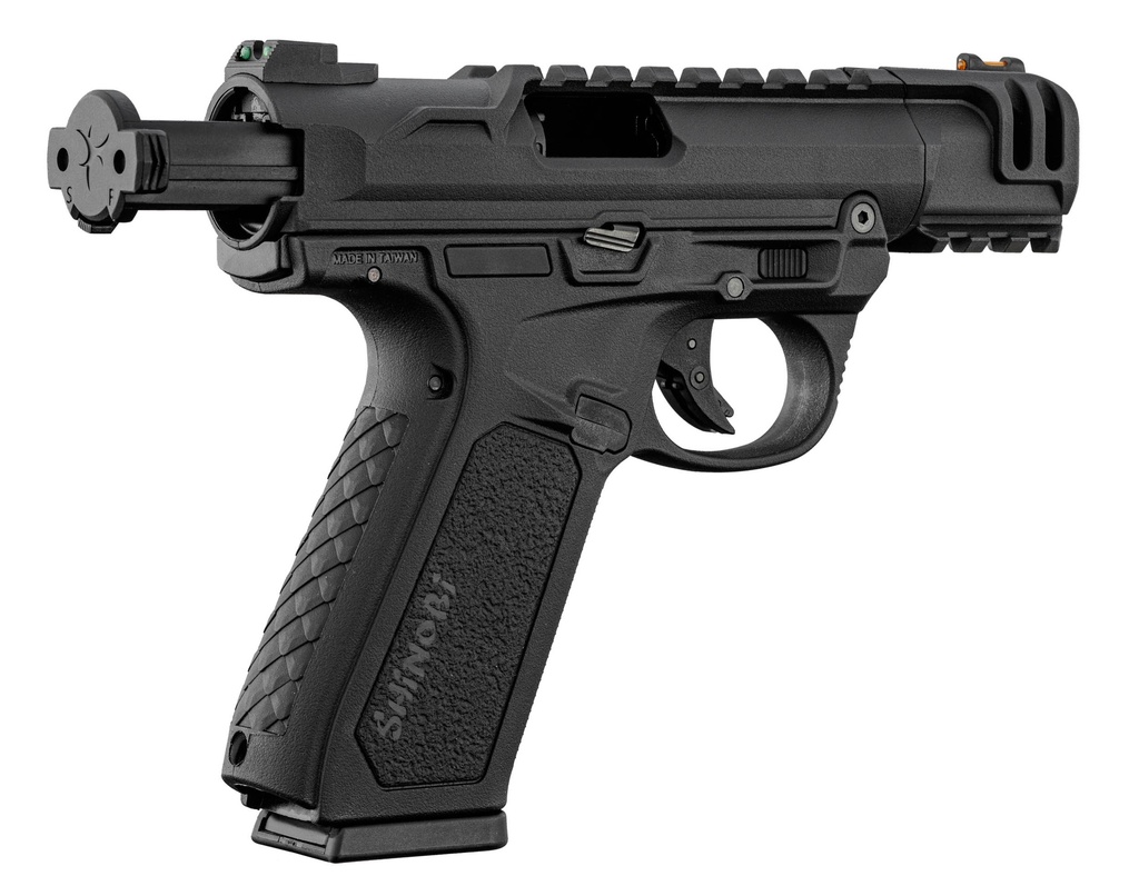 PISTOLA GBB ACTION ARMY AAP01C ASSASSIN BLACK DE GAS 