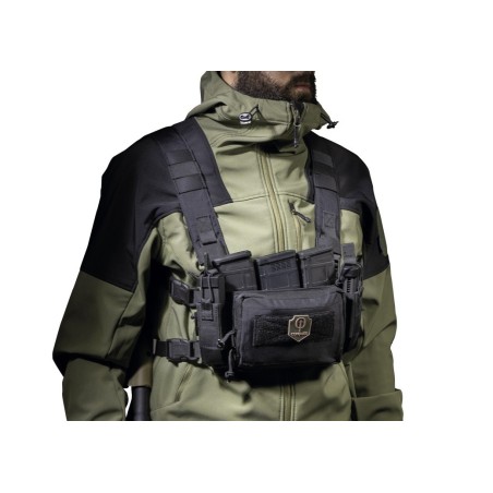 MICRO CHEST RIG BLACK CONQUER