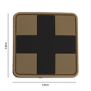 PARCHE IMMORTAL PVC MEDICO TAN-NEGRO