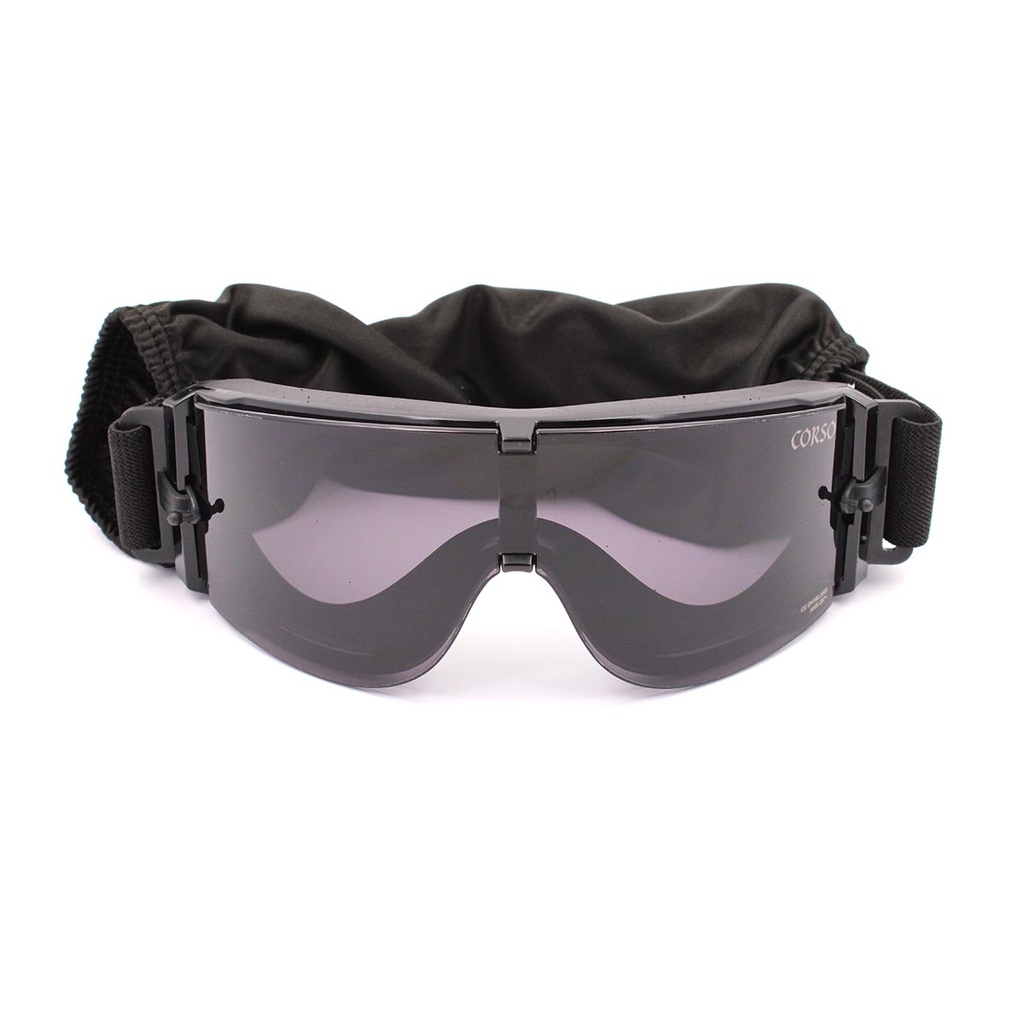 GAFAS CORSO REVENGE MK800 3 LENTES NEGRA