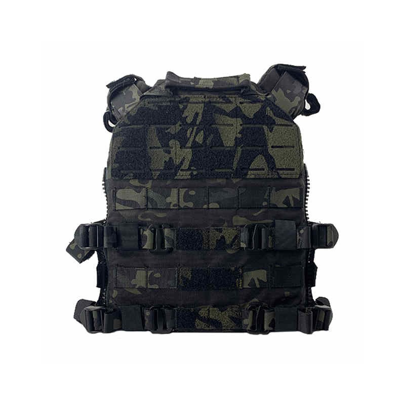 CHALECO CQR CAMUFLAJE NEGRO CONQUER 2