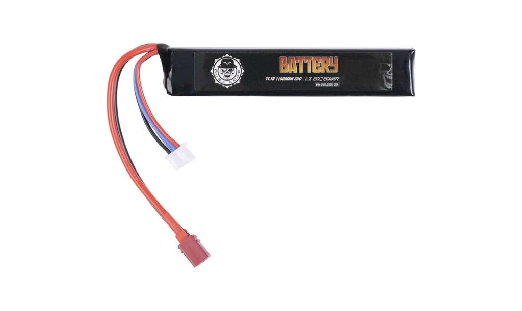 BATERIA LI-PO 11.1v 1100maH 25C T-DEAN DUEL CODE