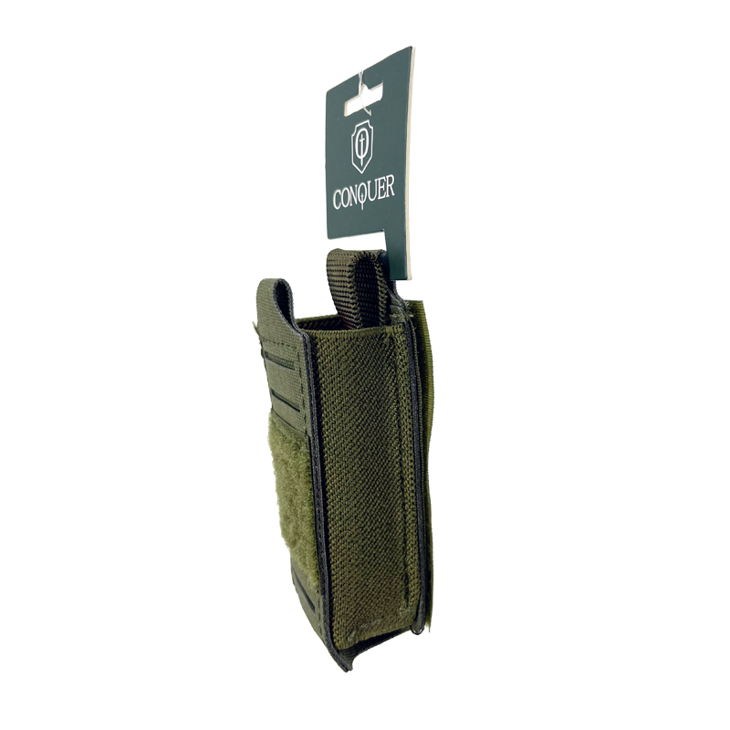 POUCH PAÑUELO ROJO VERDE CONQUER