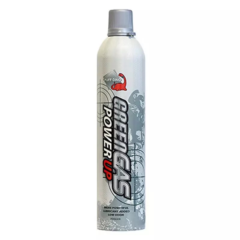BOTELLA GREEN GAS PUFF DINO 14K TAPON GRIS C/SILICONA