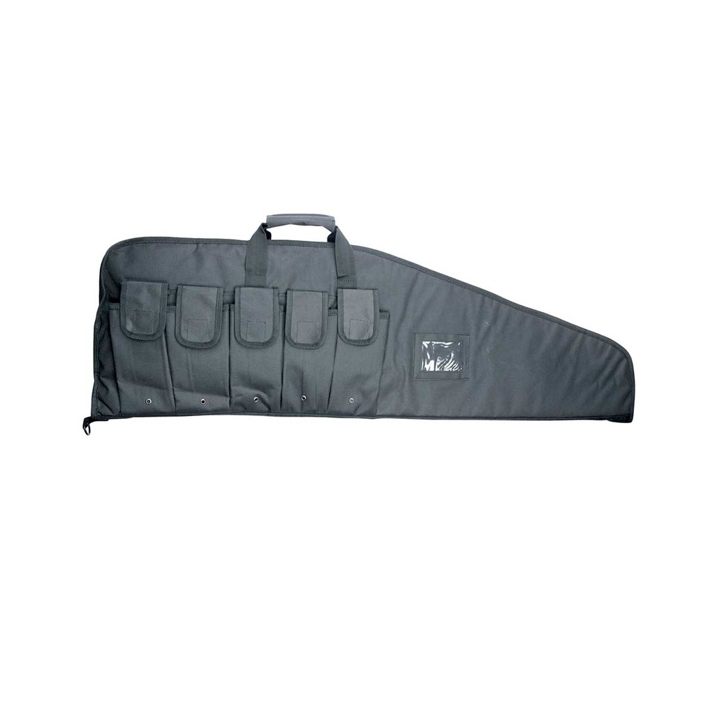 FUNDA ASG FUSIL CON BOLSILLOS 105 X 32 NEGRA