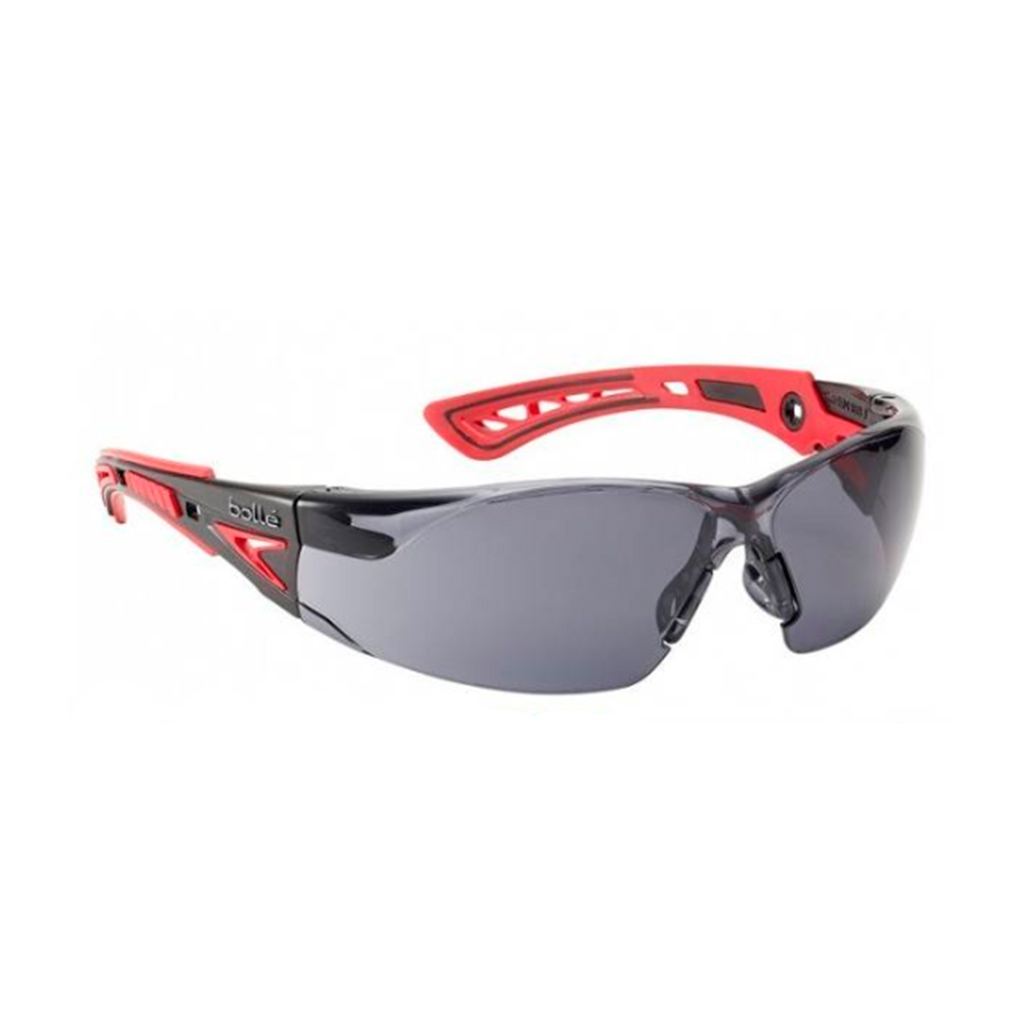 GAFAS BOLLE RUSH OSCURA PATILLA ROJA