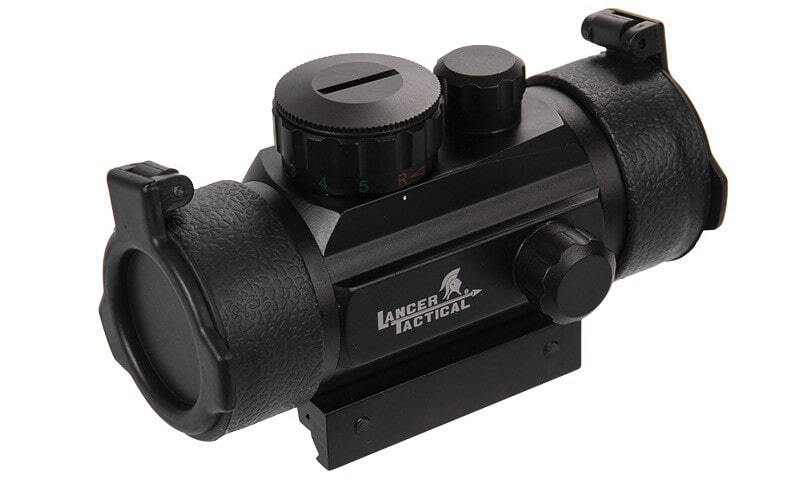 MIRA LANCER TACTICAL ROJO Y VERDE 30MM ALU RIS NEGRO 