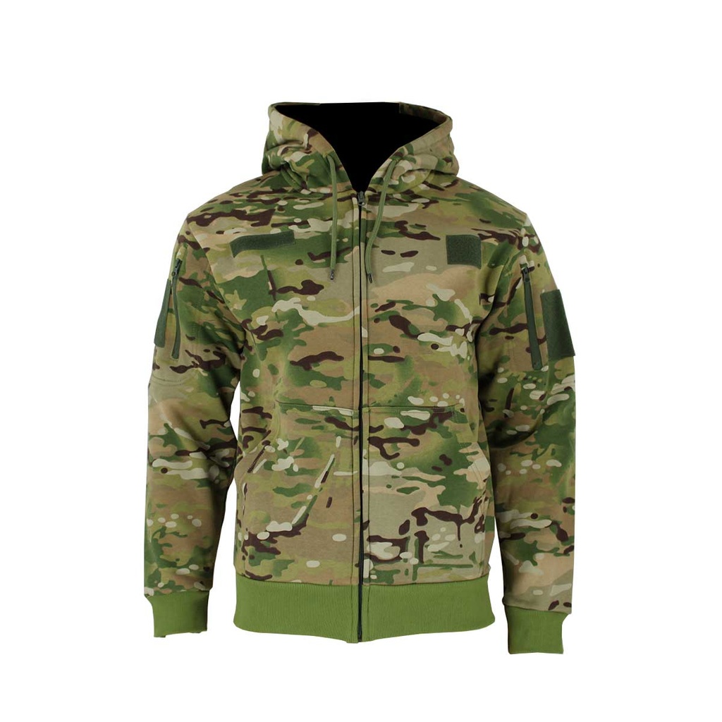 SUDADERA IMMORTAL TACTICAL C/CREMALLERA MULTICAM T-S