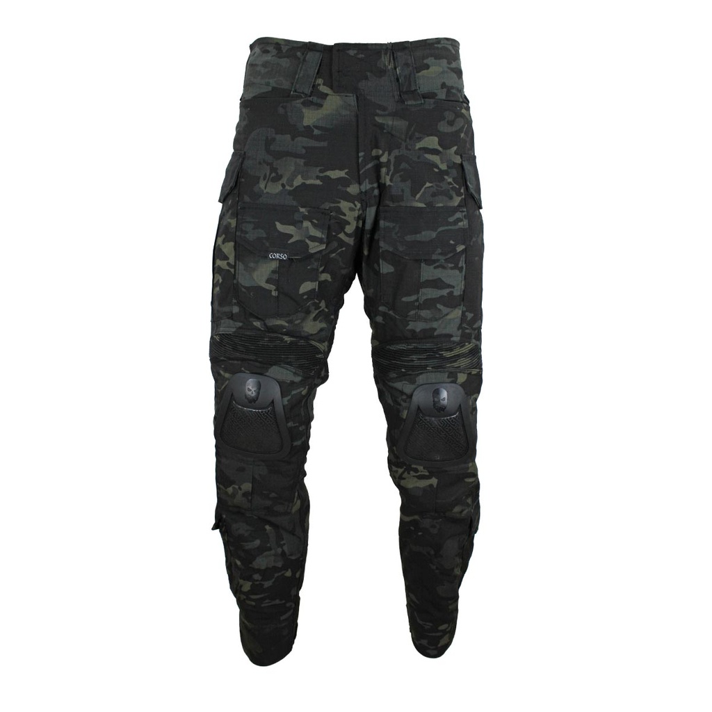 PANTALON CORSO COMBATE MULTICAM BLACK T-M