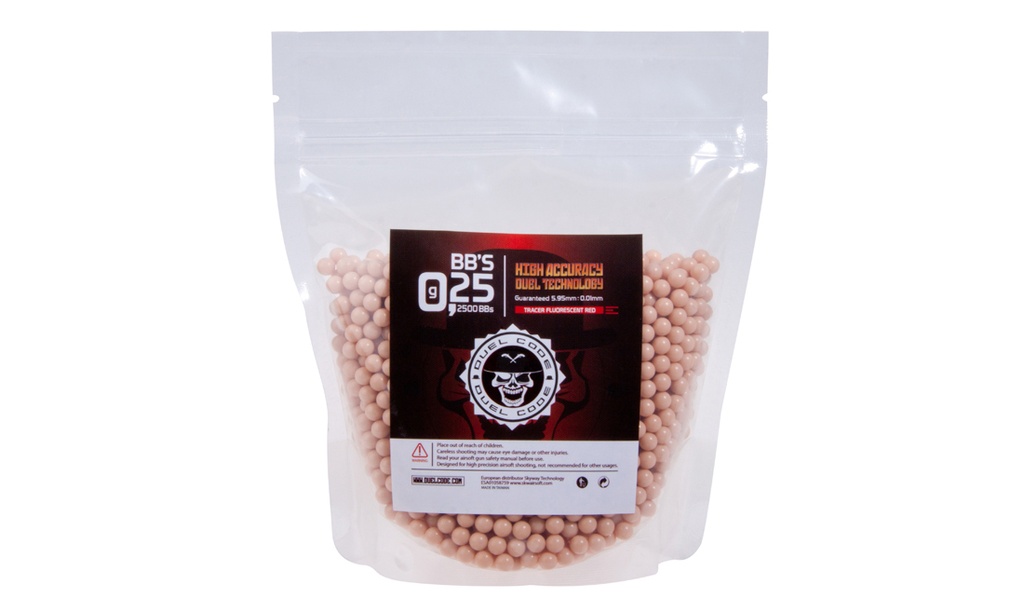 BOLAS TRAZADORAS ROJAS 0.25