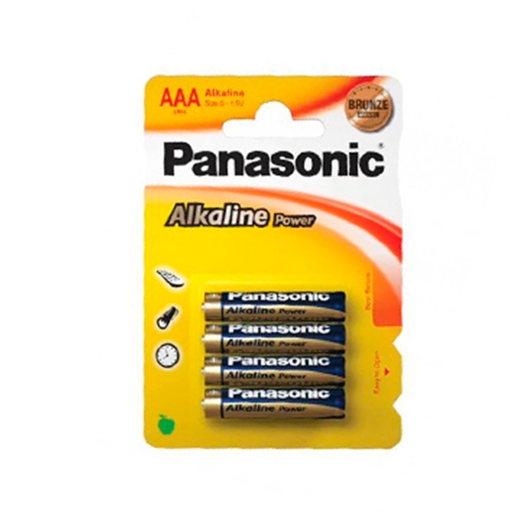PILA ALCALINA PANASONIC SUPER PEQ. AAA NEGRA