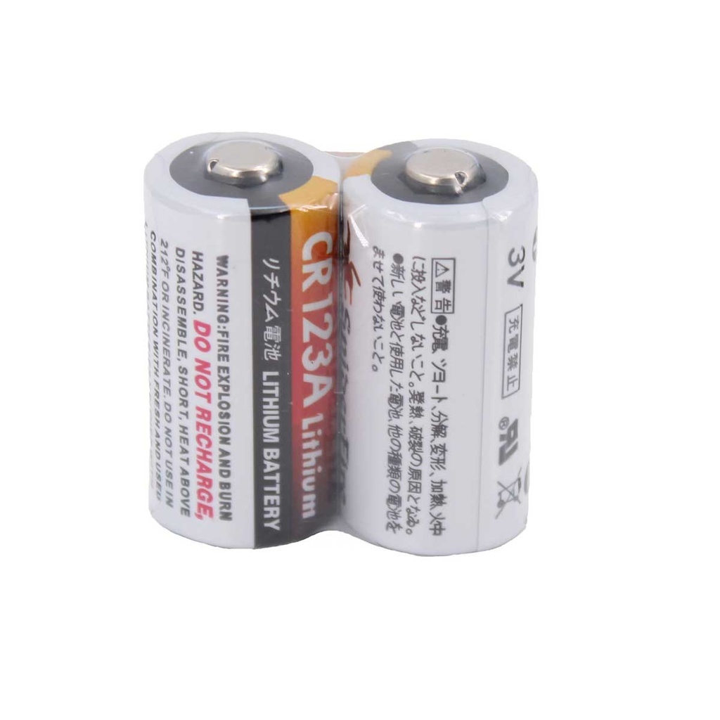  PILA VLC PRO LITIO CR123A 3.0V 1400MAH 2PCS BLANCA 