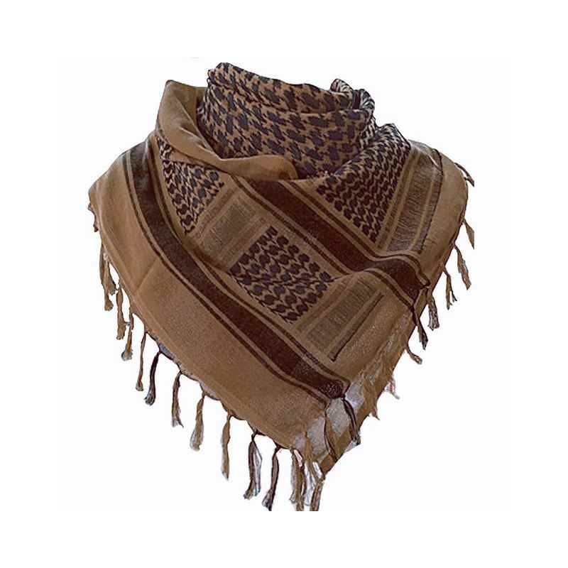 PAÑUELO SHEMAGH PALESTINO 115X110CM DESERT 