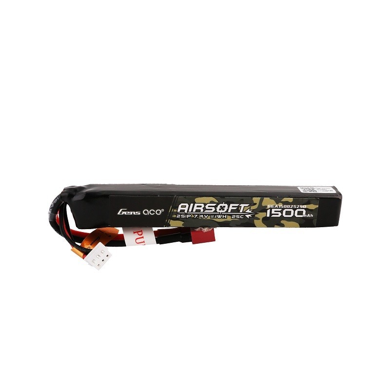 BATERIA GENS ACE 7.4V 1500mAh 25C  T-DEAN