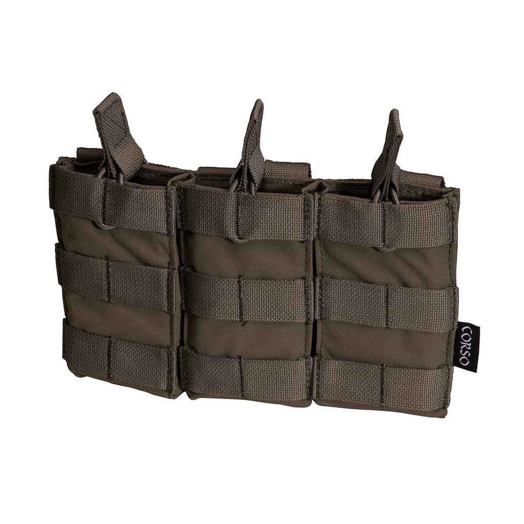 POUCH CORSO CARGADOR M4 TRIPLE DAGGER MOLLE RANGER GREEN