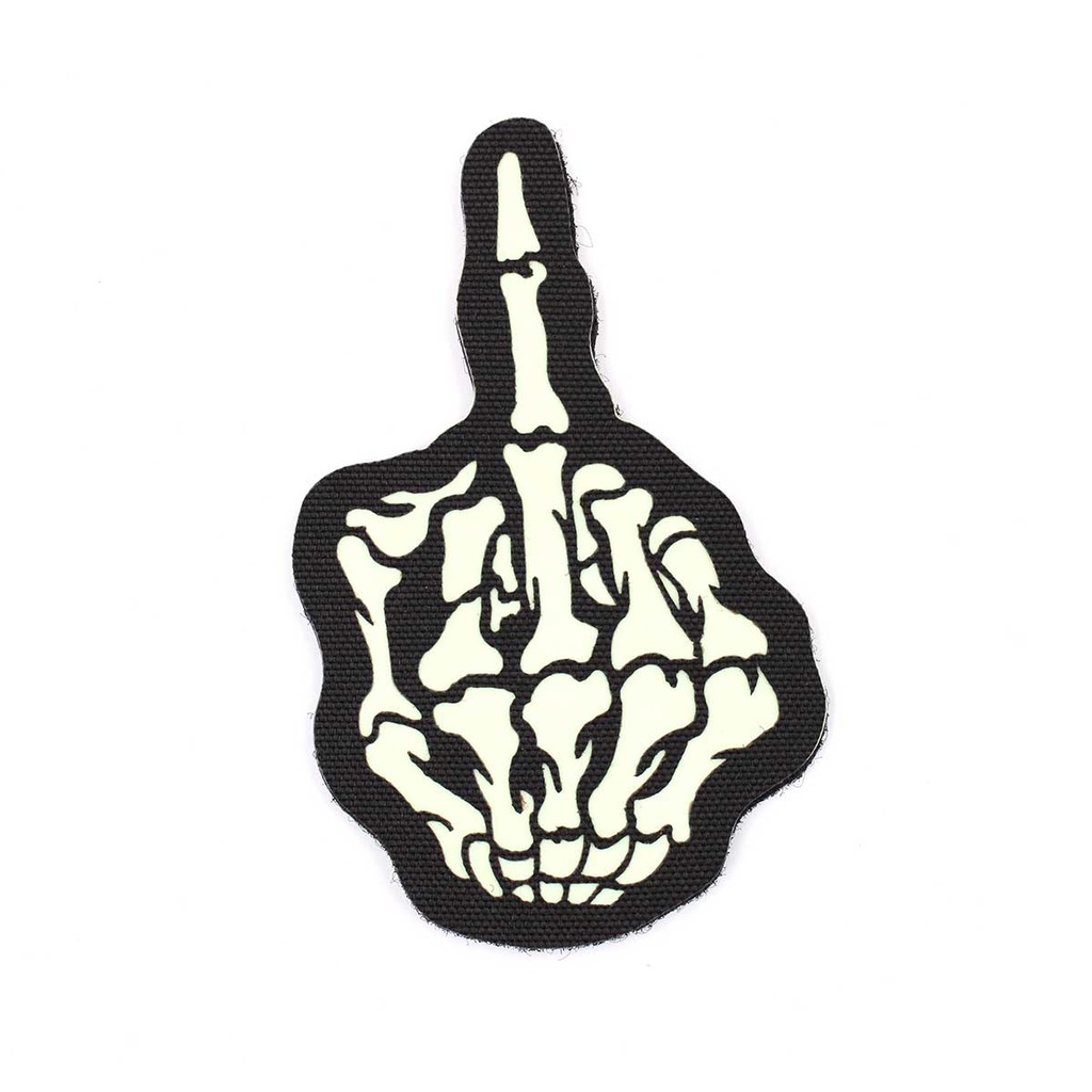 PARCHE IMMORTAL DEDO CALAVERA FLUORESCENTE