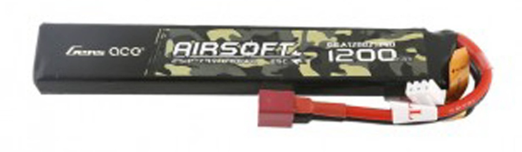 BATERIA GENS ACE 7.4V 1200mAh 25C  T-DEAN