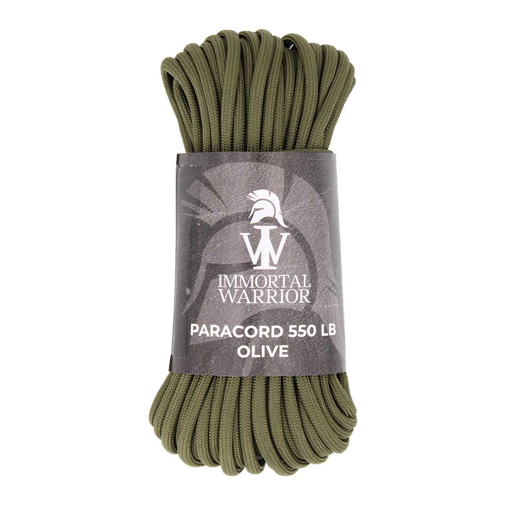 CORDINO IMMORTAL PARACORD 4MM X 15M 550LB VERDE 