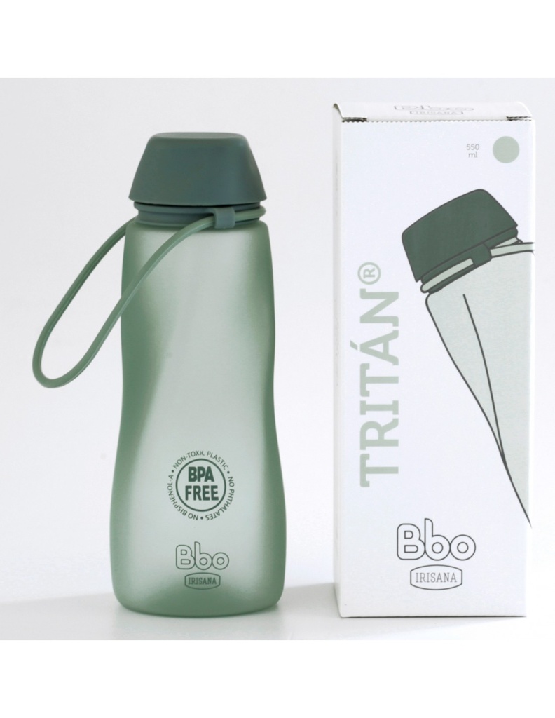 BOTELLA BBO IRISANA DE TRITÀN 500ML. VERDE