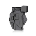 FUNDA AMOMAX PISTOLA RIGIDA GLOCK & CZ P10C CON ADAPTADOR RED DOT NEGRA