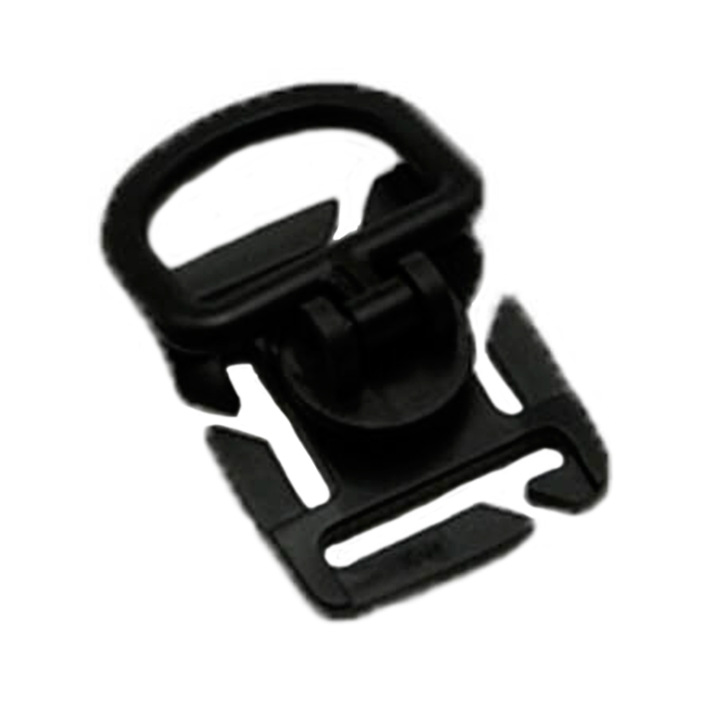 ENGANCHE SOPORTE D KEEPER PVC 1PCS NEGRO