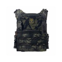 CHALECO CQR CAMUFLAJE NEGRO CONQUER