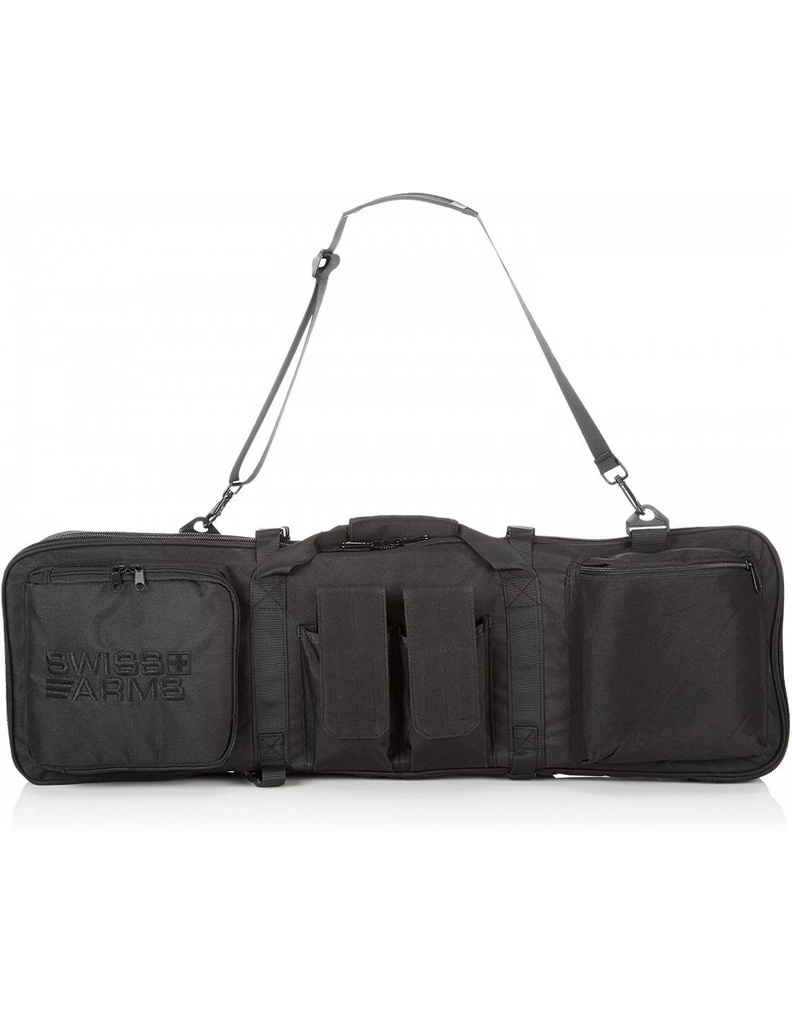 FUNDA FUSIL DOBLE 85CM NEGRA SWISS ARMS