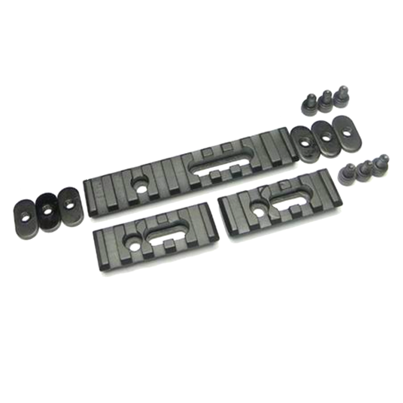 SET RAILES METALICOS NEGRO