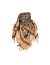 PAÑUELO PALESTINO 115X110CM TAN-NEGRO  IMMORTAL