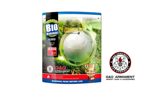 [ST300501008] BOLAS BIO 0,23 1KG BLANCA G&G
