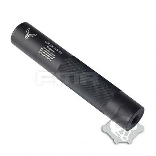 [ST210701022] SILENCIADOR U.S.A AIR FORCE LARGO 198MM NEGRO FMA