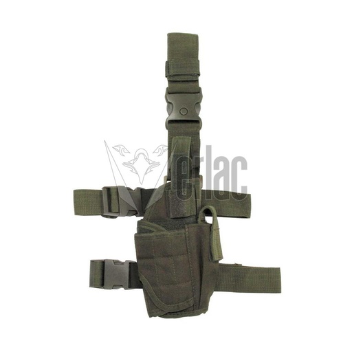 [ST990408003] FUNDA PISTOLA PIERNA TACTICA ST23 VERDE