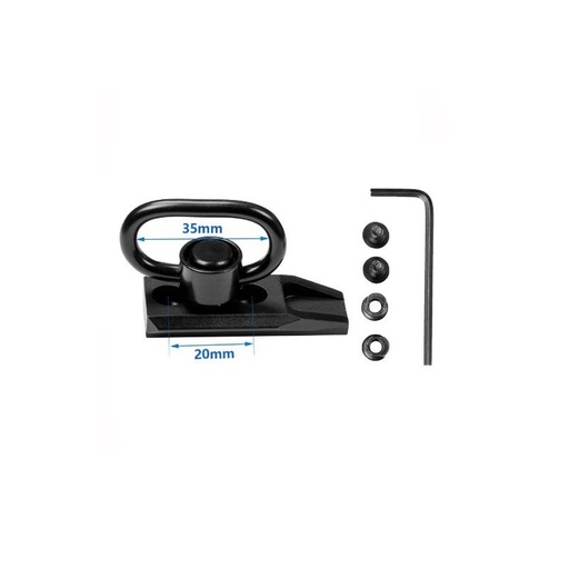[ST990704003] ENGANCHE CORREA KEYMOD ZW-53