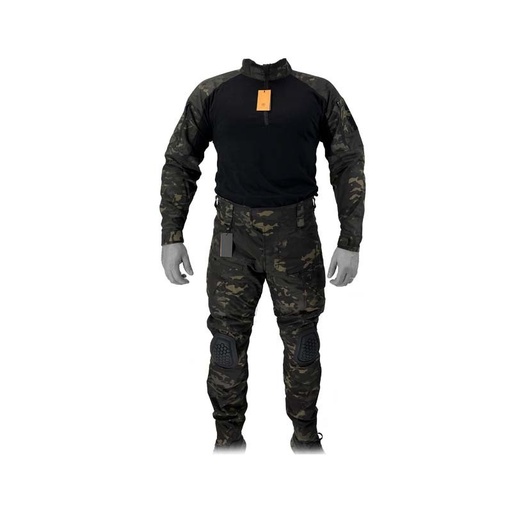 [ST230410007] UNIFORME CONQUER ECR MULTICAM NEGRO TALLA S 