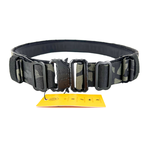[ST230402008] CINTURON FL MULTICAM NEGRO TALLA L CONQUER