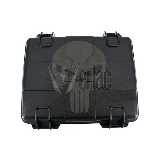 [ST210411011] MALETIN FMA RIGIDO ACOLCHADO PUNISHER NEGRO 