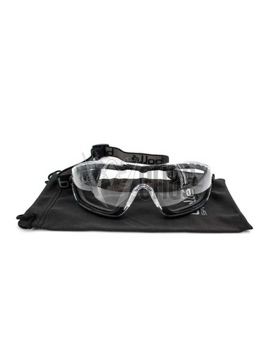[ST420405013] GAFAS BOLLE COBRA CRISTAL TRANSPARENTE NEGRA 