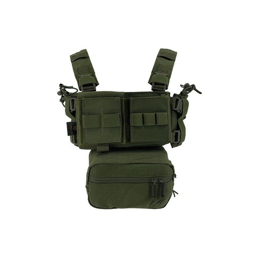 [ST230409023] MINI CHEST RIG VERDE OD CONQUER

