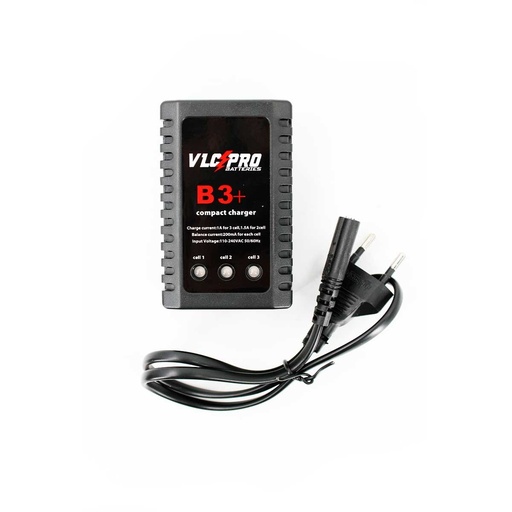 [ST960609268] CARGADOR BATERIA VLC PLUS LIPO/LI-ION 7.4V/11.1V 20W NEGRO 