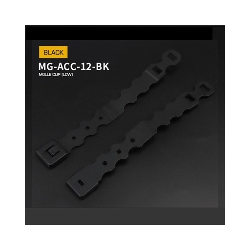[ST790604328] MOLLE CLIP SHORT MG-ACC-12 BK 