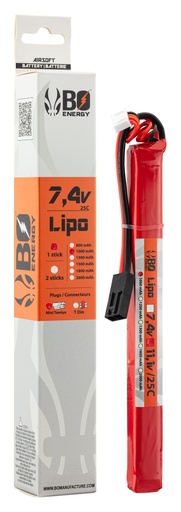 [ST1100611340] BATERIA BO LI-PO 7.4V 1000  Mah 25C T-DEAN
