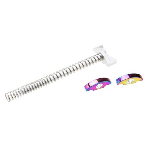 [ST1230206346] COWCOW AAP01 ALUMINIUM GUIDE ROD SET SILVER